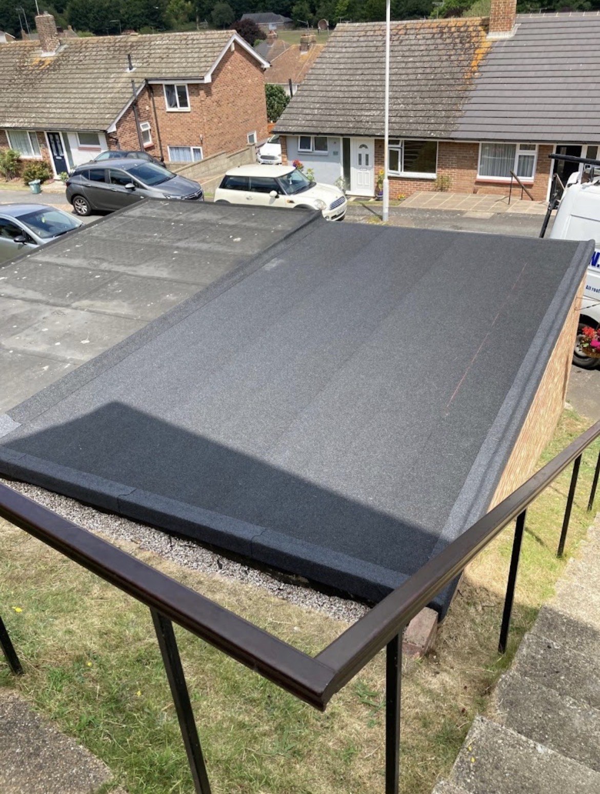 RW Roofing project — flat roofing and roof windows