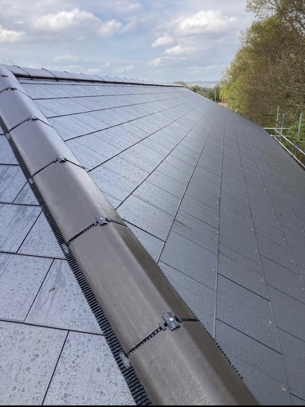 RW Roofing project — roof tiling and roofing work