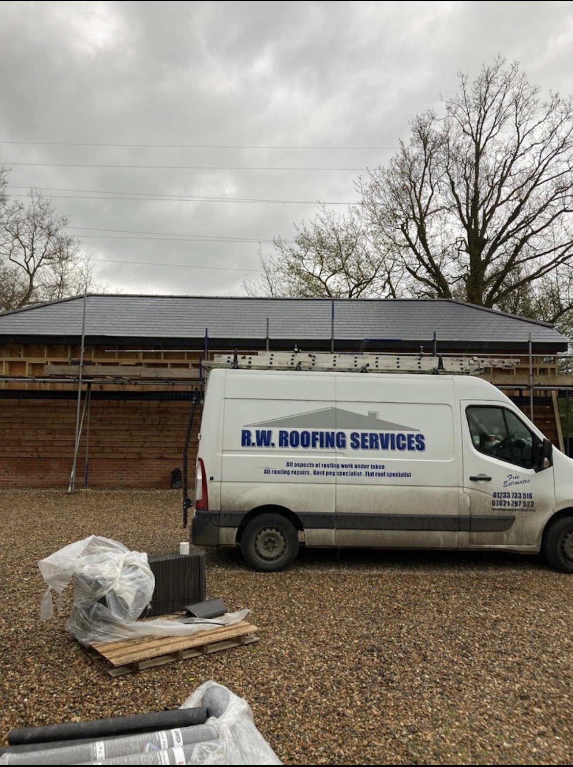 RW Roofing project — roof tiling and roofing work