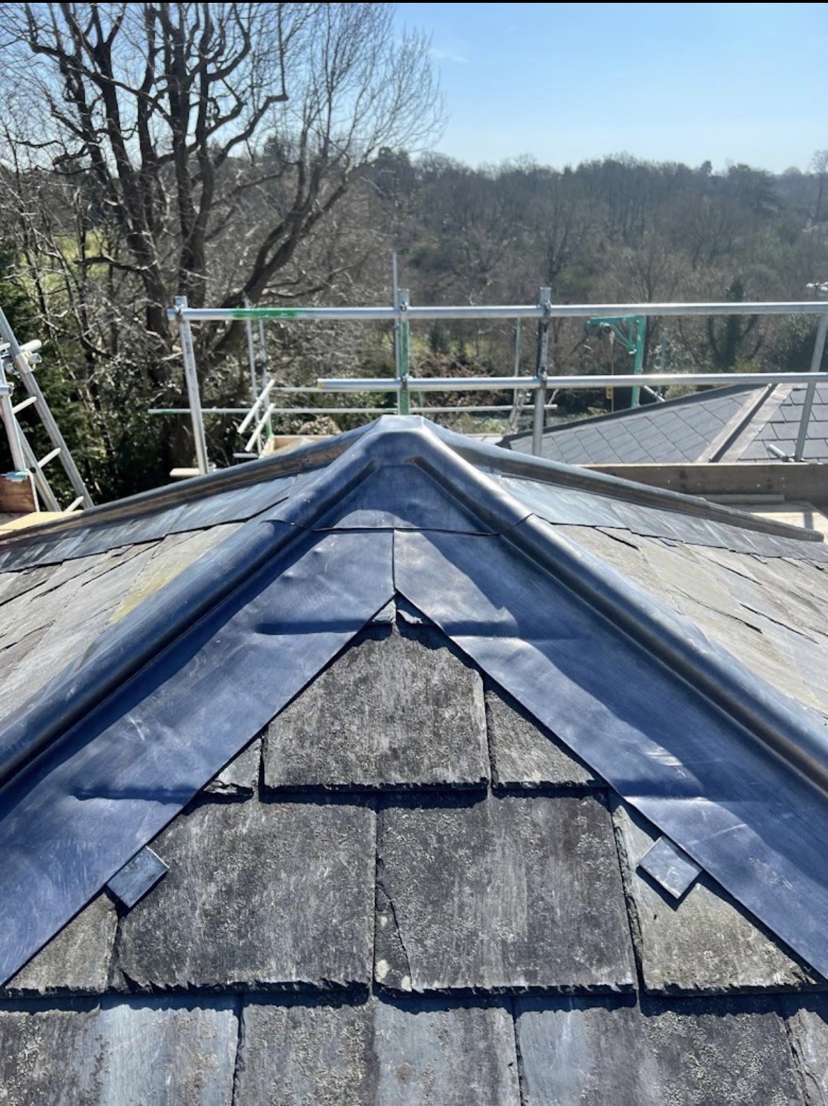 RW Roofing project — roof tiling and roofing work