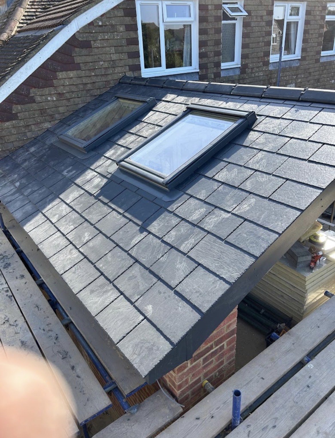 RW Roofing project — roof tiling and roofing work