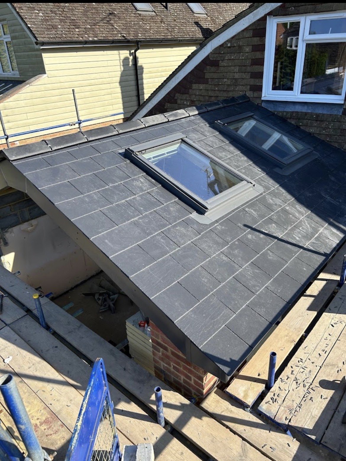 RW Roofing project — roof tiling and roofing work